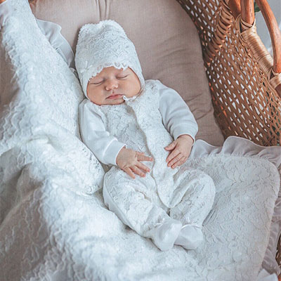 Фото товара "Комплект "Аврора", кружевной" из магазина ЛиноБамбино