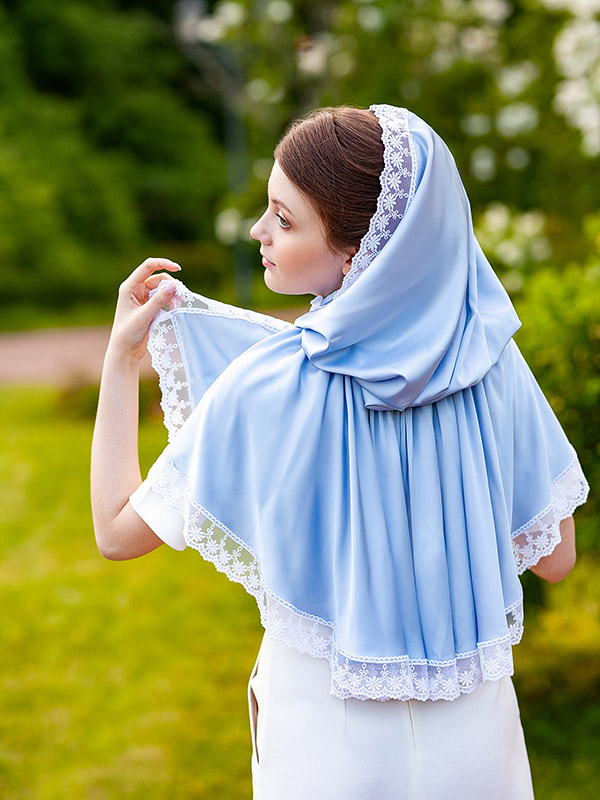 Православный платок с капюшоном "Мария" фото 2