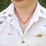 Серебряный крестик 11164АКВ