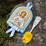 Подарочный набор "Икона и ложка с ангелочком"