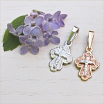 Серебряный крестик 10206АКВ