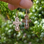 Золотой крестик 14948АКВ