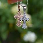 Крестик серебряный арт.11205