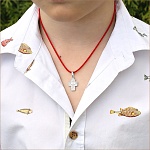 Серебряный крестик 10012АКВ