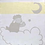 Детское байковое одеяло "Овечка на облаке"