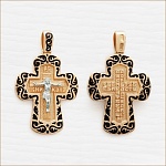 Золотой крестик 12805АКВ, взрослый