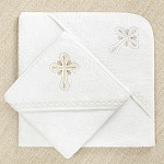 Махровое полотенце с уголком "Лучезарный крест"