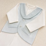 Костюмчик/комплект с уголком Денди всплеск волны