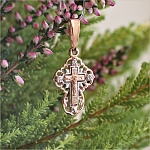 Золотой крестик 12153АКВ