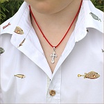 Серебряный крестик 11991АКВ