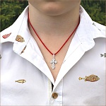 Серебряный крестик 11003АКВ