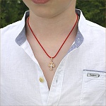 Золотой крестик 12022АКВ