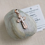Золотой крестик 10338АКВ