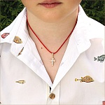 Золотой крестик 12030АКВ