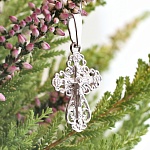 Серебряный крестик 11164АКВ