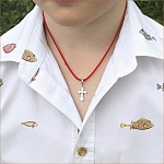 Серебряный крестик 10201АКВ