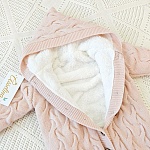 Утепленный комбинезон  "Остин" с капюшоном, светло-розовый