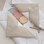 Детское одеяло 100х140 Зайчики и шарики