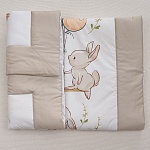 Детское одеяло 100х140 Зайчики и шарики