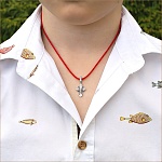 Серебряный крестик 3501ЕЛЗ