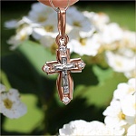 Золотой крестик 922246АКВ