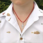 Серебряный крестик 10219АКВ