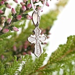 Серебряный крестик 14688АКВ