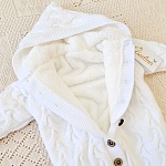 Утепленный комбинезон  "Остин" с капюшоном, белый