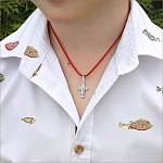 Серебряный крестик 11006АКВ
