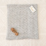 Плед "Нила",  серый