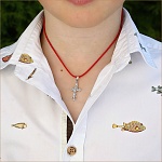 Серебряный крестик 10185АКВ