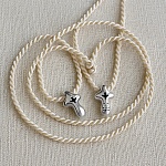 Крестик серебряный с гайтаном арт.900021, детский