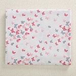 Пеленка фланель "Россыпь бабочек"