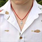 Серебряный крестик 11157АКВ