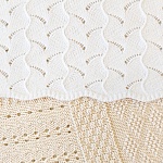 Плед "Нила",  белый