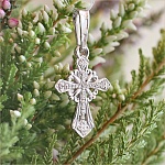 Серебряный крестик 11157АКВ