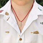 Золотой крестик 10006АКВ