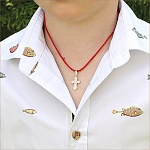 Золотой крестик 10270АКВ