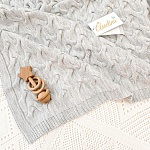 Плед "Остин",  серый