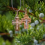 Золотой крестик 14949АКВ