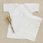 Крестильный комплект "Алексей" для мальчика с пеленкой