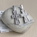 Серебряный крестик 14853АКВ