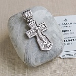 Серебряный крестик 11947АКВ, взрослый