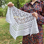 Вязаная косынка Классик