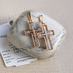 Золотой крестик 12193АКВ