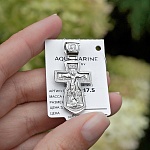 Серебряный крестик 11947АКВ, взрослый