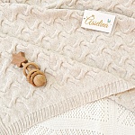 Плед "Остин",  крем-брюле