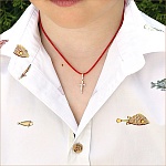 Золотой крестик 11941АКВ