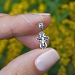 Серебряный крестик 14688АКВ