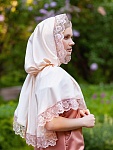 Православный платок с капюшоном "Розанна"